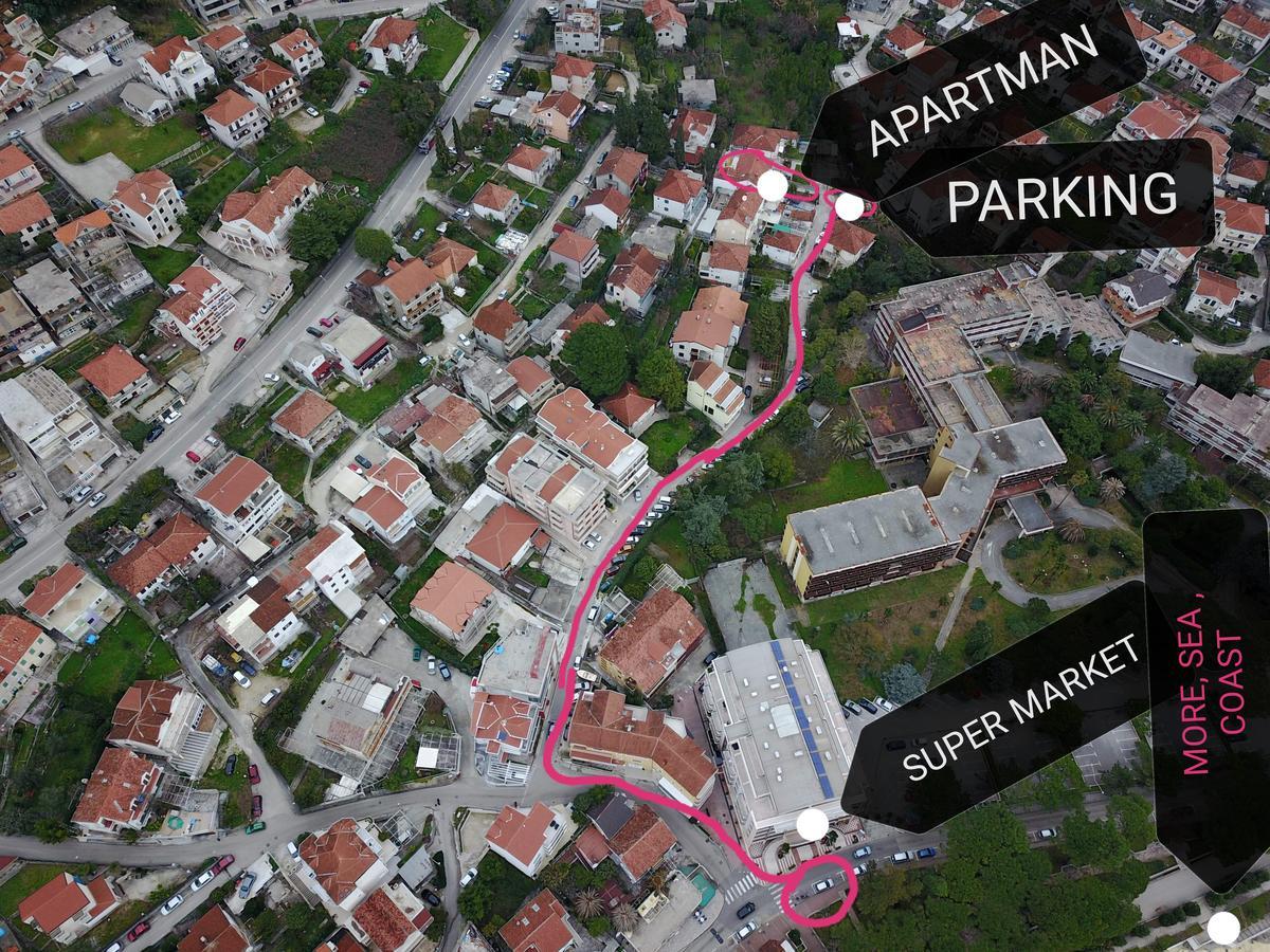 Apartmán Donna Dervis Herceg Novi Exteriér fotografie